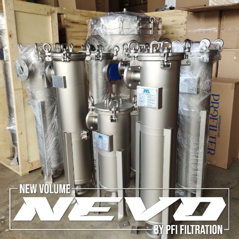 oleochemical palm oil housing bag filter stainless steel top line concave