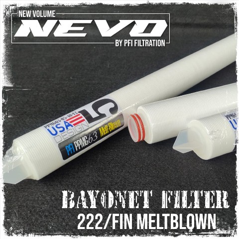 soe bayonet filter cartridge meltblown 222 fin ujung tombak