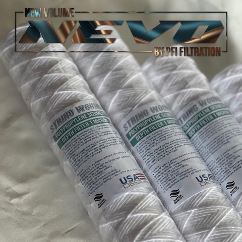 swro bwro string wound sediment cartridge filter benang