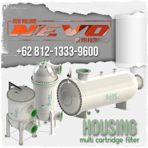 Fluytec FRP GRP Housing Multi Cartridge Filter High Flow
