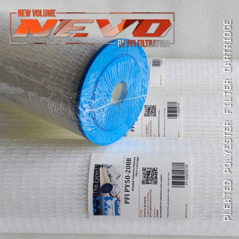 big blue pleated polyester filter cartridge jumbo