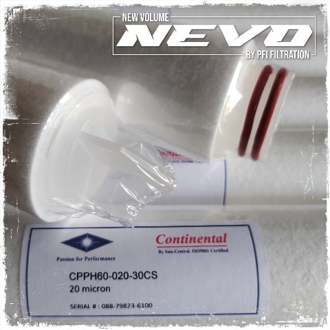 continental cpph60 meltblown filter cartridge soe bayonet