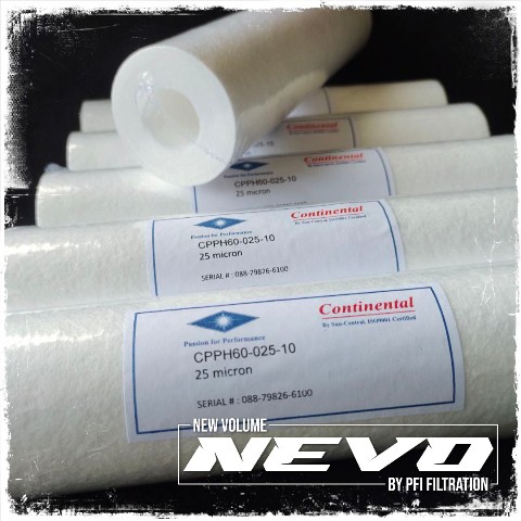 continental cpph60 meltblown filter cartridge sun central