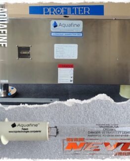 aquafine uv water sterilizer part lamp, quart sleeve and ballast